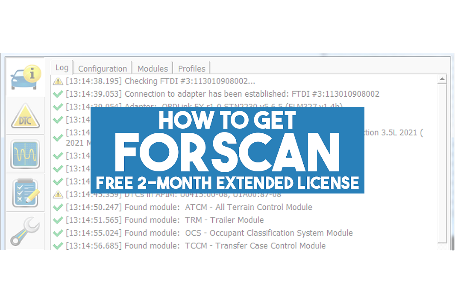 How to Get a Free 2-Month FORScan Extended License