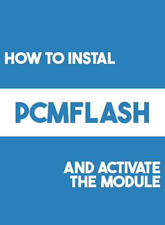Installation and activation PCMflash