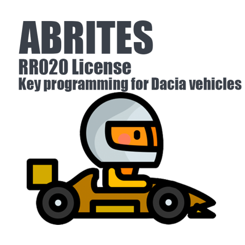 RR020 License - Key programming for Dacia vehicles