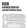 FLS0.9S Flex NEC 76F00xx Slave