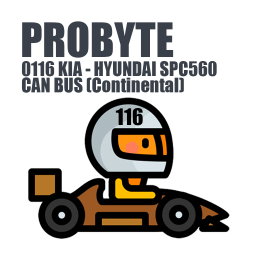 Module 0116. KIA - HYUNDAI SPC560 CAN BUS (Continental) (ProByte)