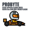 Module 0139. TOYOTA / LEXUS (DENSO / FUJITSU) H8SX R5F617xx CAN BUS (READ FLASH) (ProByte)