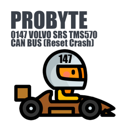 Module 0147. VOLVO SRS TMS570 CAN BUS (Reset Crash) (ProByte)