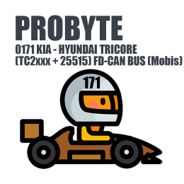 Module 0171. KIA - HYUNDAI TRICORE (TC2xxx + 25515) FD-CAN BUS (Mobis) (ProByte)