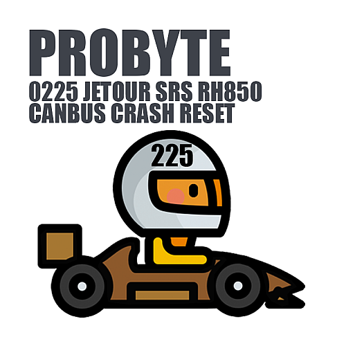 Module 0225. JETOUR SRS RH850 CANBUS CRASH RESET (ProByte)