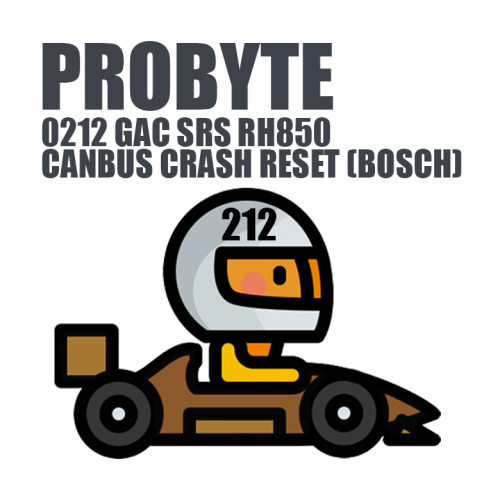 Module 0212. GAC SRS RH850 CANBUS CRASH RESET (BOSCH) (ProByte)