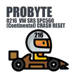 Module 0216. VW SRS SPC560 (Continental) CRASH RESET (ProByte)