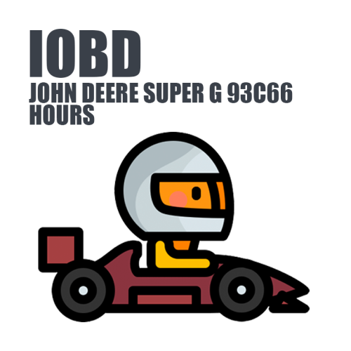JOHN DEERE SUPER G 93C66 HOURS
