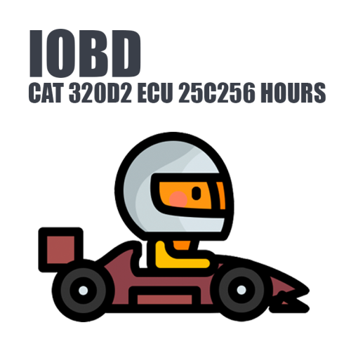 CAT 320D2 ECU 25C256 HOURS