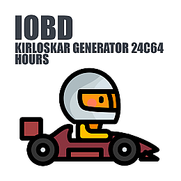 KIRLOSKAR GENERATOR 24C64 HOURS