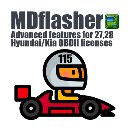 License 115. Extended functions for 27, 28 Hyundai/Kia OBDII licenses (MDflasher)