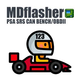 License 123. PSA SRS CAN BENCH/OBDII (MDflasher)