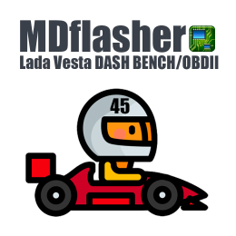 License 45. Lada Vesta DASH BENCH/OBDII (MDflasher)