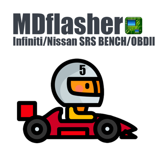 License 5. Infiniti/Nissan SRS BENCH/OBDII (MDflasher)