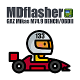 License 133. GAZ Mikas M74.9 BENCH/OBDII (MDflasher)