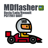 License 149. Dacia/Lada/Renault PCF7961 UART (MDflasher)