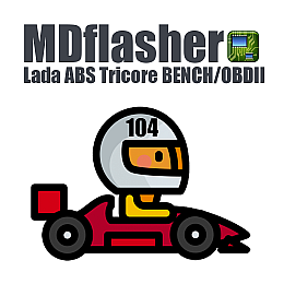 License 104. Lada ABS Tricore BENCH/OBDII (MDflasher)