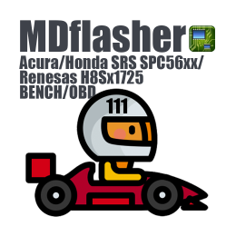 License 111. Acura/Honda SRS SPC56xx/Renesas H8Sx1725 BENCH/OBDII (MDflasher)