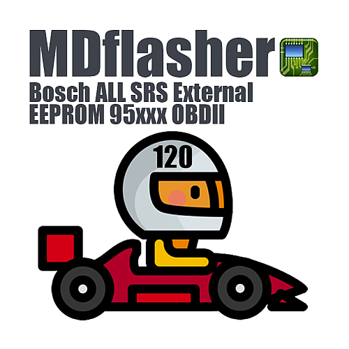 License 120. Bosch ALL SRS External EEPROM 95xxx OBDII (MDflasher)