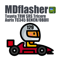 License 129. Toyota TRW SRS Tricore Aurix TC234L-32F BENCH/OBDII (MDflasher)