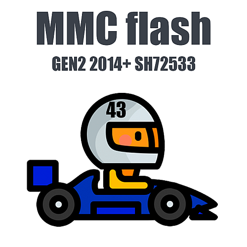 Module 43. Nissan Hitachi GEN2 2014+ SH72533 CAN (MMC Flash)