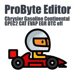 Chrysler Gasoline Continental GPEC2 CAT EVAP EGR DTC off ProByte Editor module