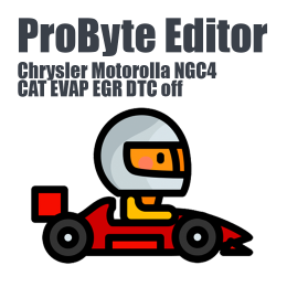 Chrysler Motorolla NGC4 CAT EVAP EGR DTC off ProByte Editor module