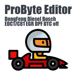 DongFeng Diesel Bosch EDC17C81 EGR DPF DTC off ProByte Editor module