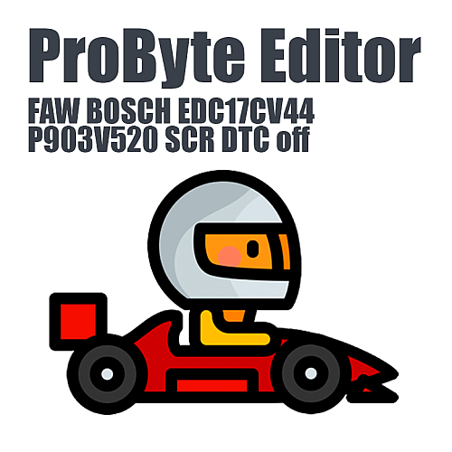 FAW BOSCH EDC17CV44 P903V520 SCR DTC ProByte Editor module