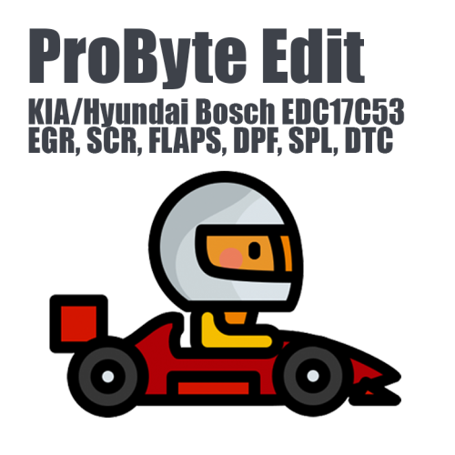 KIA/Hyundai Bosch EDC17C53 (EGR, SCR, FLAPS, DPF, SPL, DTC) (ProByte Edit)