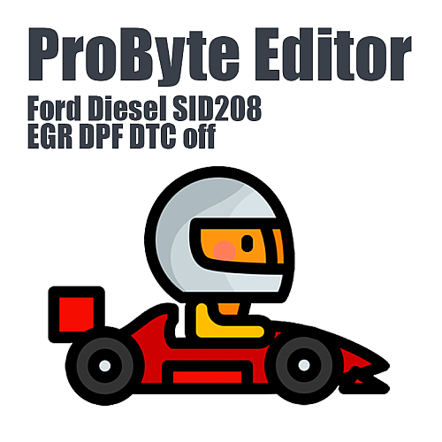 Ford Diesel SID208 EGR DPF DTC ProByte Editor module