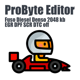 Fuso Diesel Denso 2048 kb EGR DPF SCR DTC off ProByte Editor module