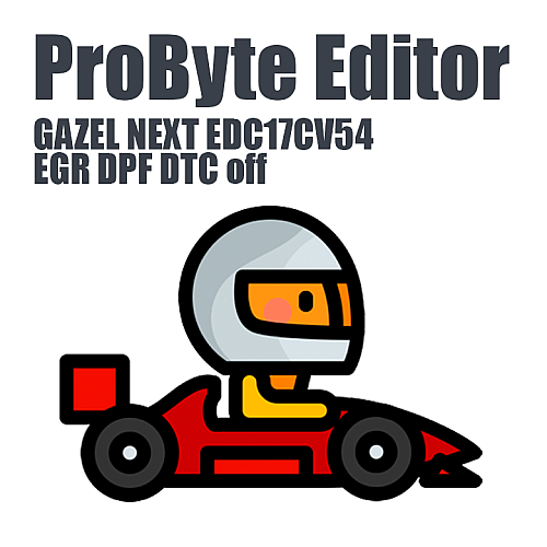GAZEL NEXT EDC17CV54 EGR DPF DTC ProByte Editor module