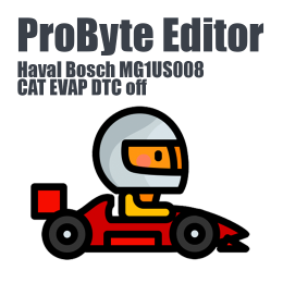 Haval Bosch MG1US008 CAT EVAP DTC off ProByte Editor module