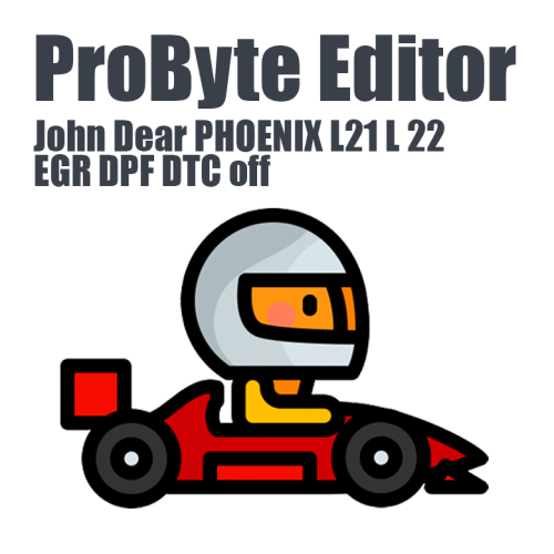 John Dear PHOENIX L21 L 22 EGR DPF DTC ProByte Editor module