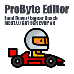 Land Rover/Jaguar Bosch MED17.0 CAT EGR EVAP off ProByte Editor module