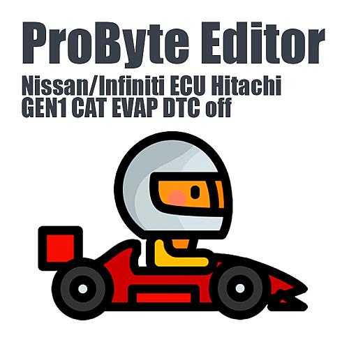 Nissan/Infiniti ECU Hitachi GEN1 CAT EVAP DTC ProByte Editor module