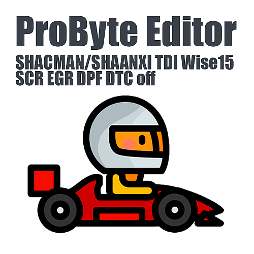 SHACMAN/SHAANXI TDI Wise15 SCR EGR DPF DTC ProByte Editor module