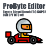 Toyota Diesel Bosch EDC17CP07 EGR DPF DTC off ProByte Editor module