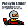 VAG Group Diesel Bosch EDC17CP44 EGR DPF DTC off ProByte Editor module