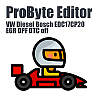 VW Diesel Bosch EDC17CP20 EGR DPF DTC ProByte Editor module