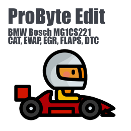 BMW Bosch MG1CS221 (CAT, EVAP, EGR, FLAPS, DTC) (ProByte Edit)