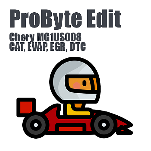 Chery MG1US008 (CAT, EVAP, EGR, DTC) (ProByte Edit)