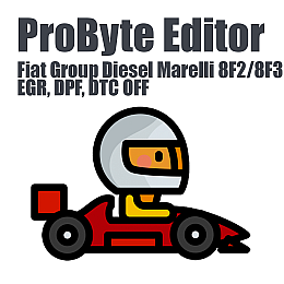 Fiat Group Diesel Marelli 8F2/8F3 (EGR, DPF, DTC OFF) (ProByte Edit)