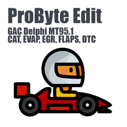 GAC Delphi MT95.1 (CAT, EVAP, EGR, FLAPS, DTC) (ProByte Edit)