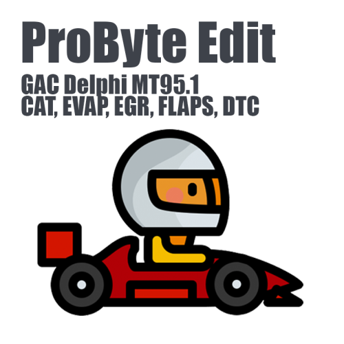 GAC Delphi MT95.1 (CAT, EVAP, EGR, FLAPS, DTC) (ProByte Edit)