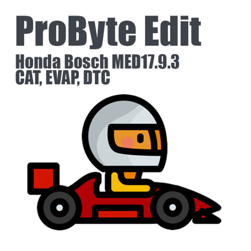 Honda Bosch MED17.9.3 (CAT, EVAP, DTC) (ProByte Edit)