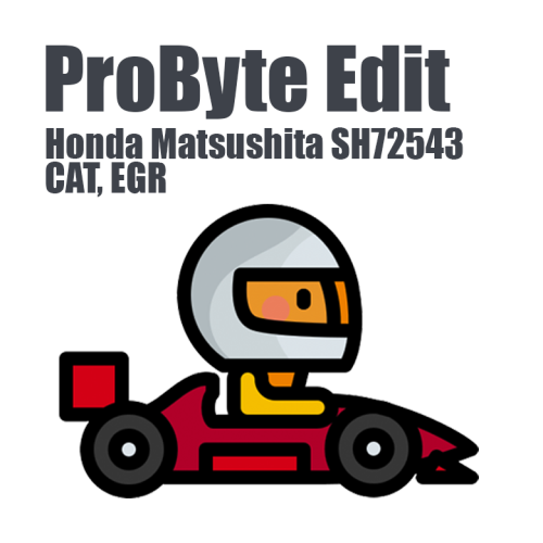 Honda Matsushita SH72543 for ProByte Edit (CAT, EGR)