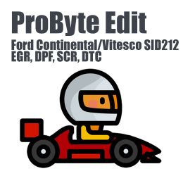 Ford Continental/Vitesco SID212 (EGR, DPF, SCR, DTC) (ProByte Edit)