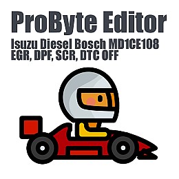 Isuzu Diesel Bosch MD1CE108 (EGR, DPF, SCR, DTC OFF)  (ProByte Edit)